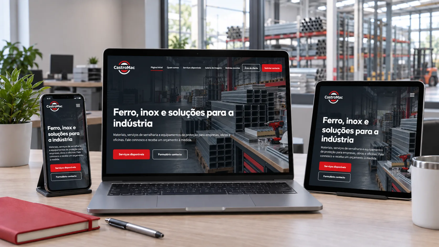 Novo website Castromac: toda a nossa oferta num só lugar